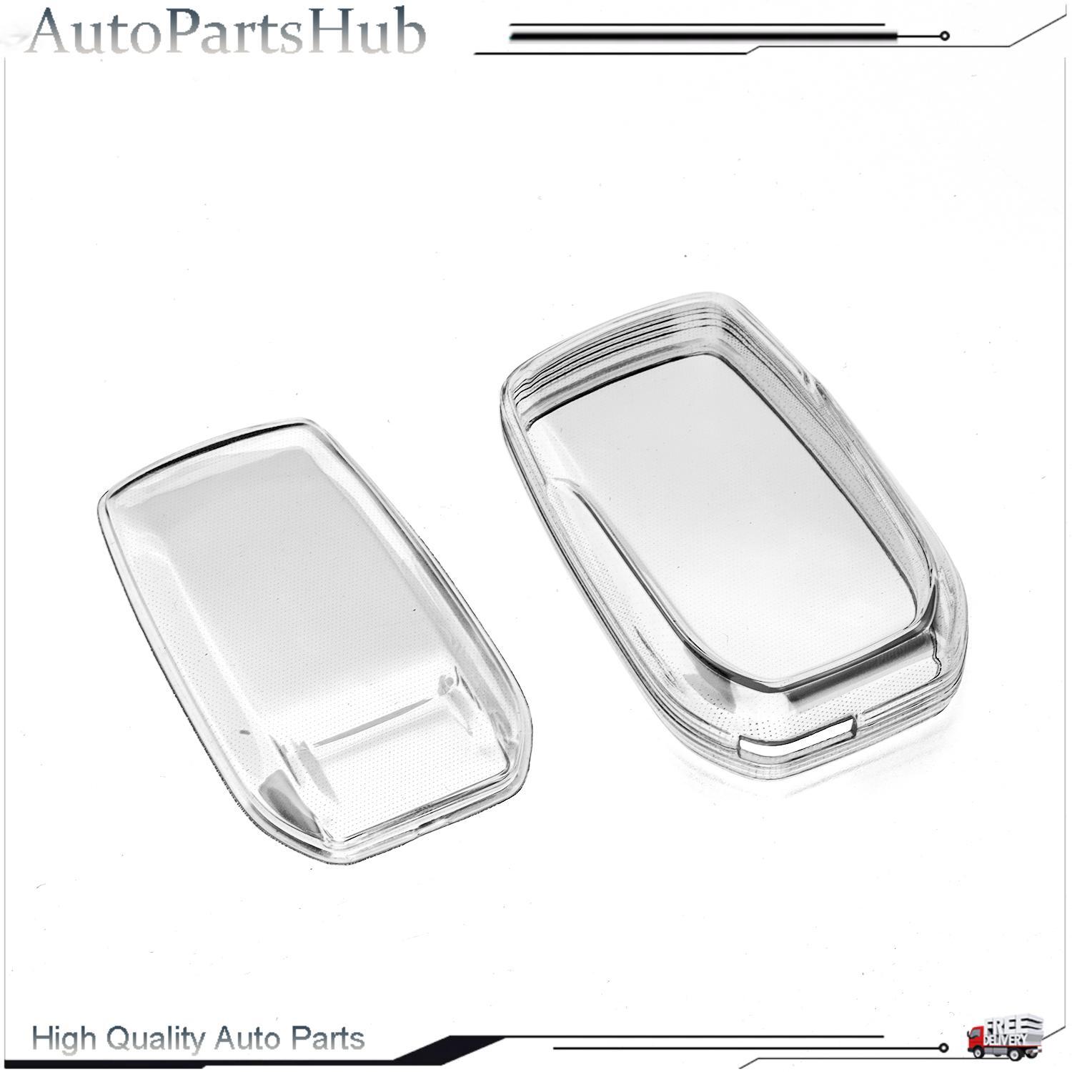 1Pc Transparent Clear Smart Car Key Fob Cover For Toyota Corolla Cross 2021-2023