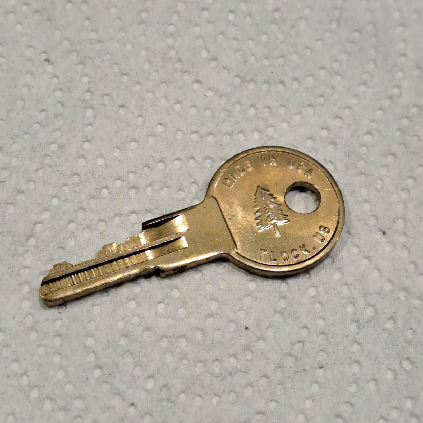 Timberline CompX OEM Key - Code 123T Replacement Key Office Cabinet Desk