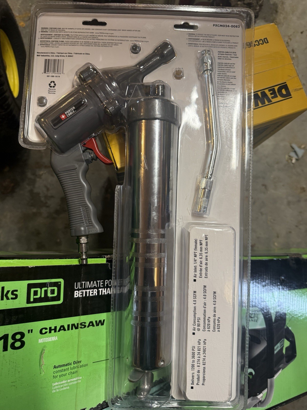 Porter Cable Air Grease Gun