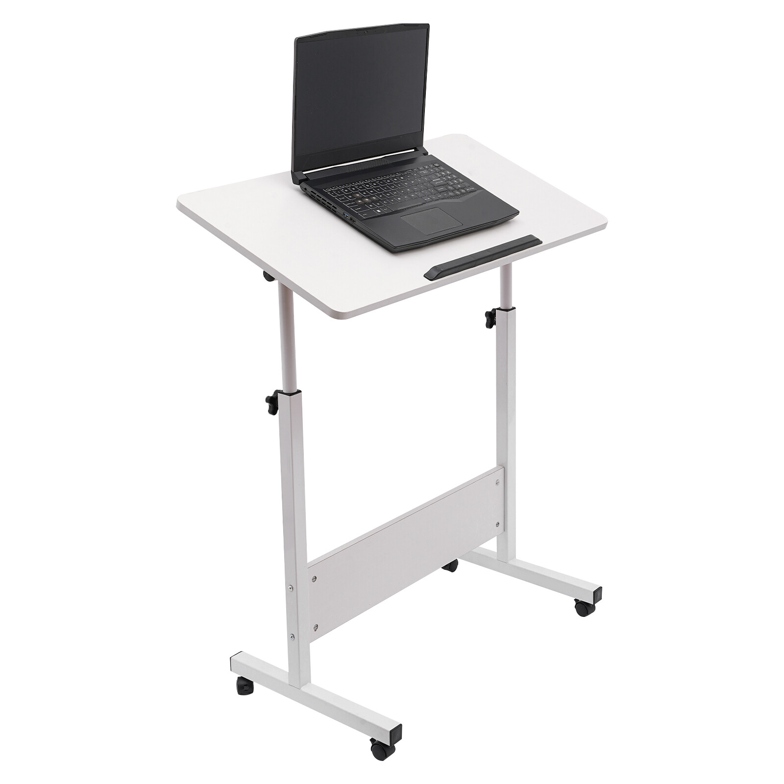 Adjustable Height Standing Desk Moveable Laptop Desk Write Table Computer Stand