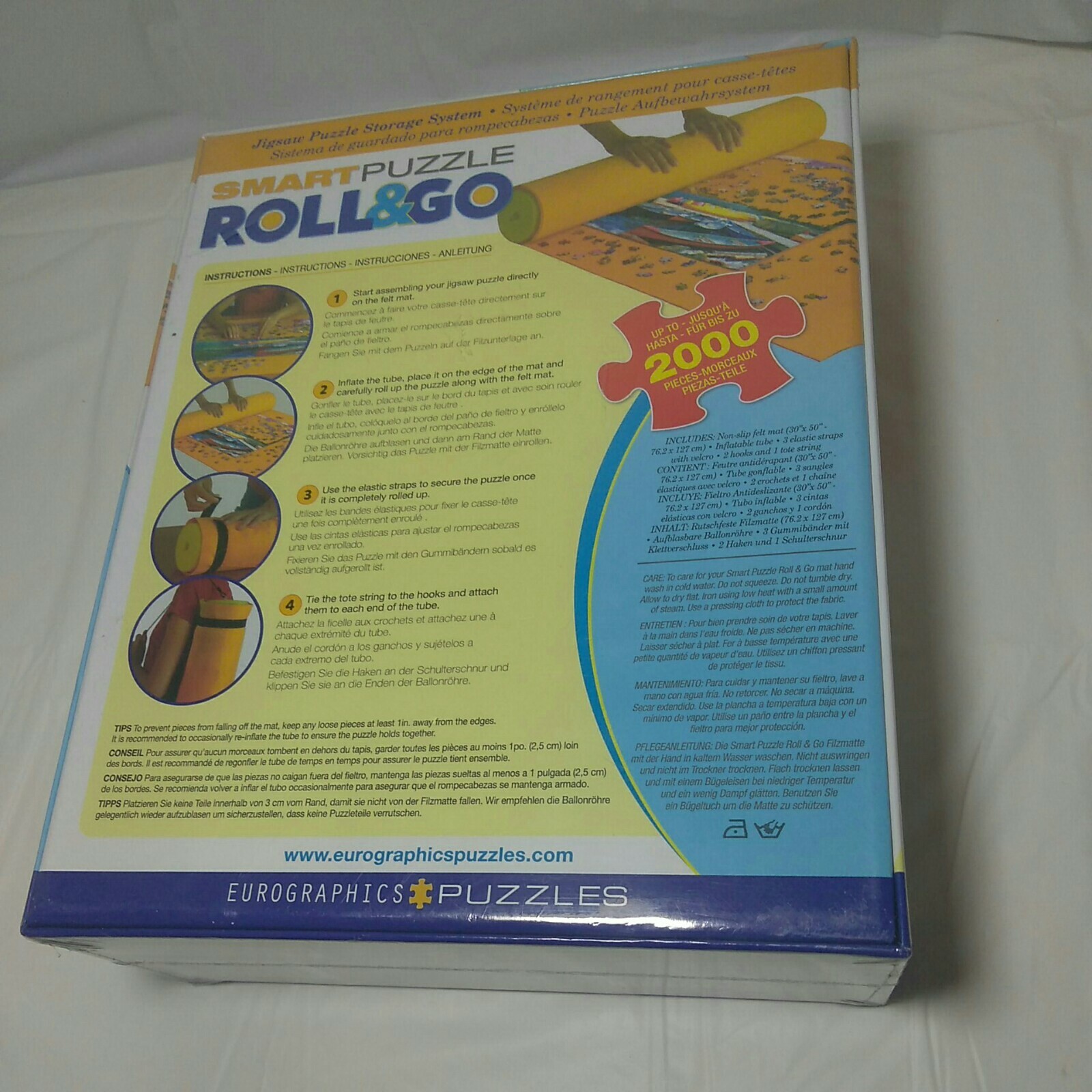Smart Puzzle Roll & Go - Simple Way to Store & Transport Your Puzzle in Progress