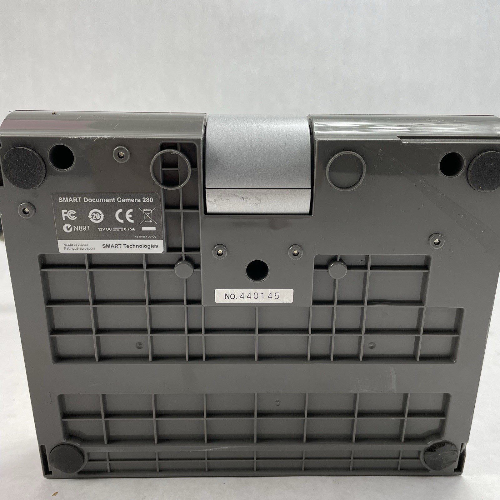 SMART Document Camera 280 Digital Presenter Projector Gray without Power Supply