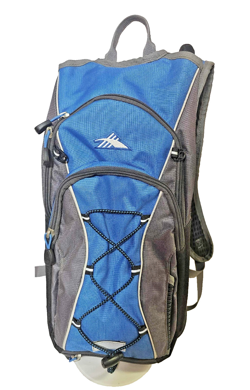 High Sierra Hydration Water AirFlow Gray Orange Backpack Hiking Camping Biking