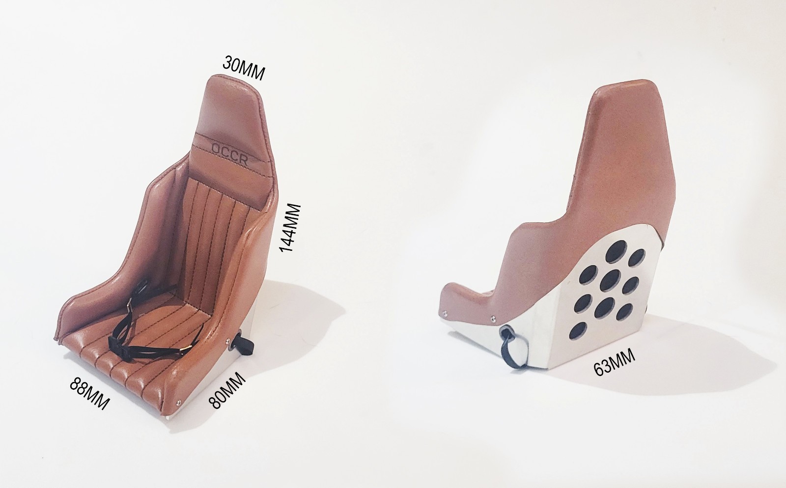 1/6 RC Scale Custom Aluminum Racing Seat