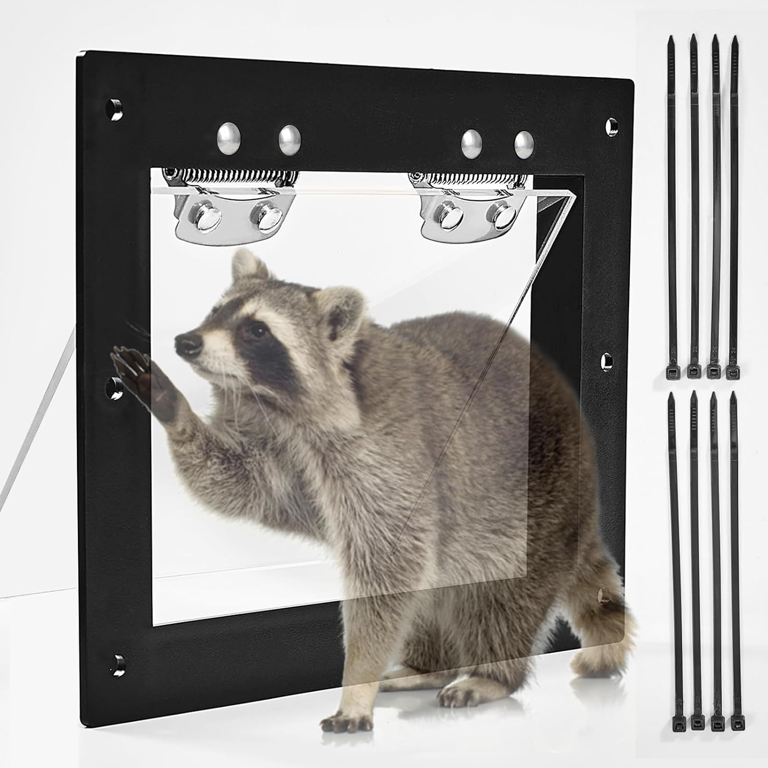 Raccoon One Way Eviction Door, Raccoon Trap Live Catcher, the Raccoon Trap Conta