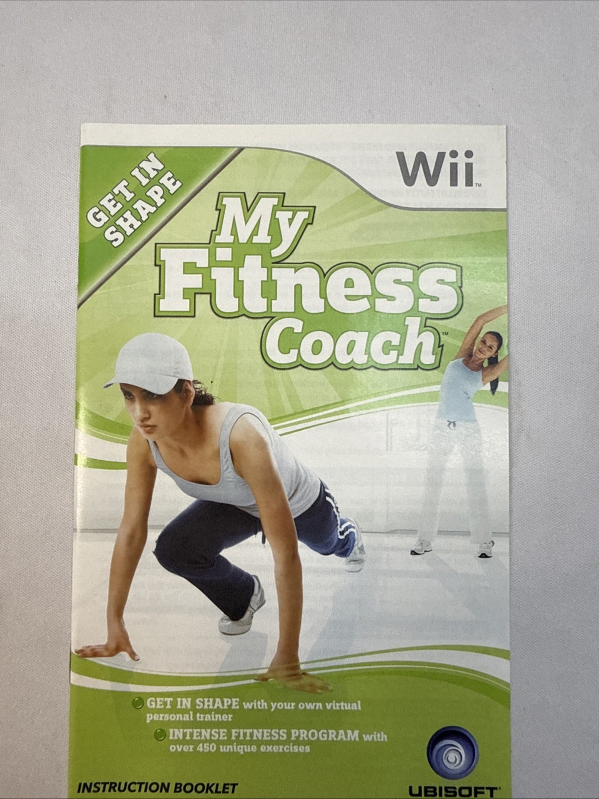 Wii My Fitness Coach Replacement Manual Only