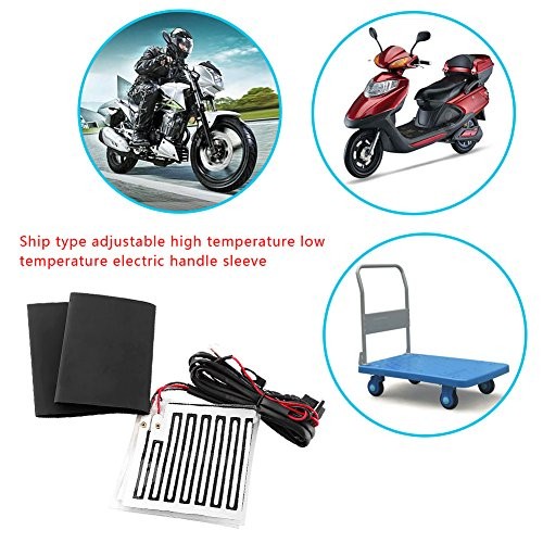 12V Winter Heated Grip Pads Inserts Handlebar Hand Warmers Fits Universal