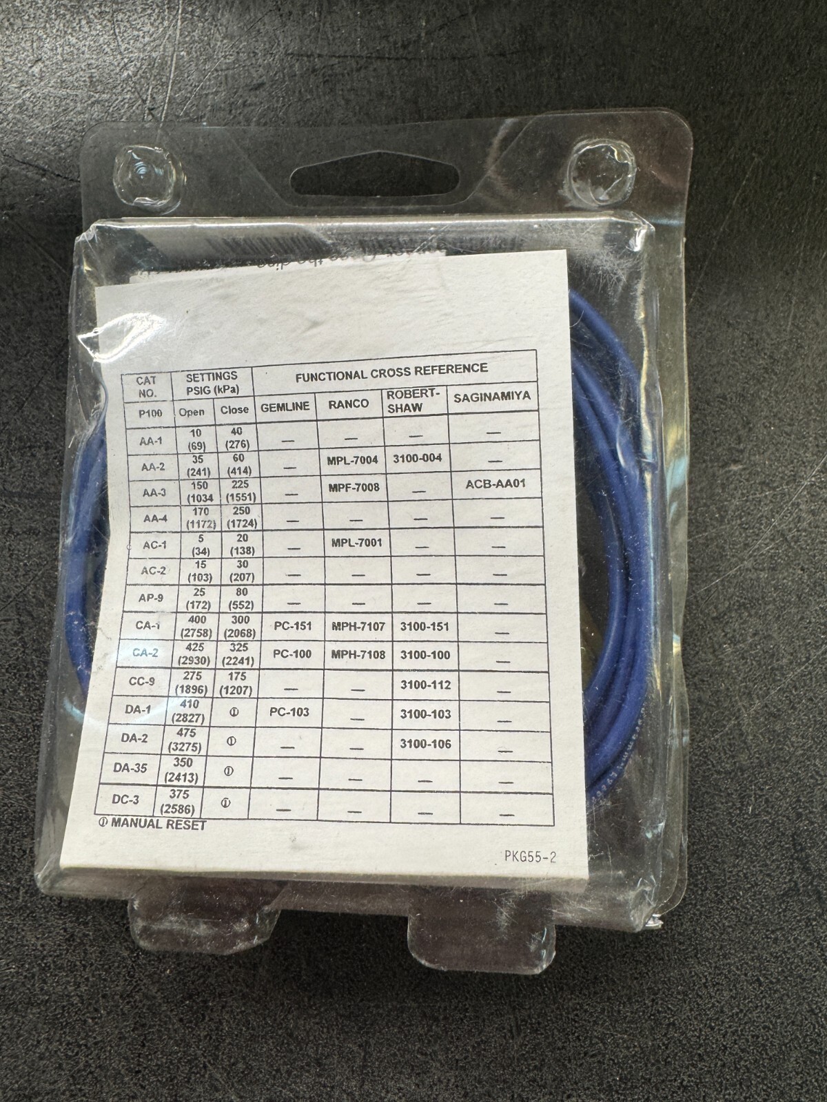 Johnson Controls P100 Encapsulated Pressure Control P100AP-201C