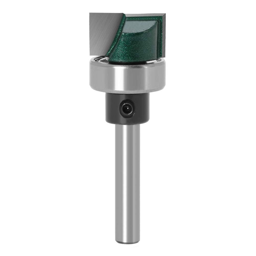 Yakamoz 1/4 Inch Shank Flush Trim Plunge 3/4 inches x inches, Green