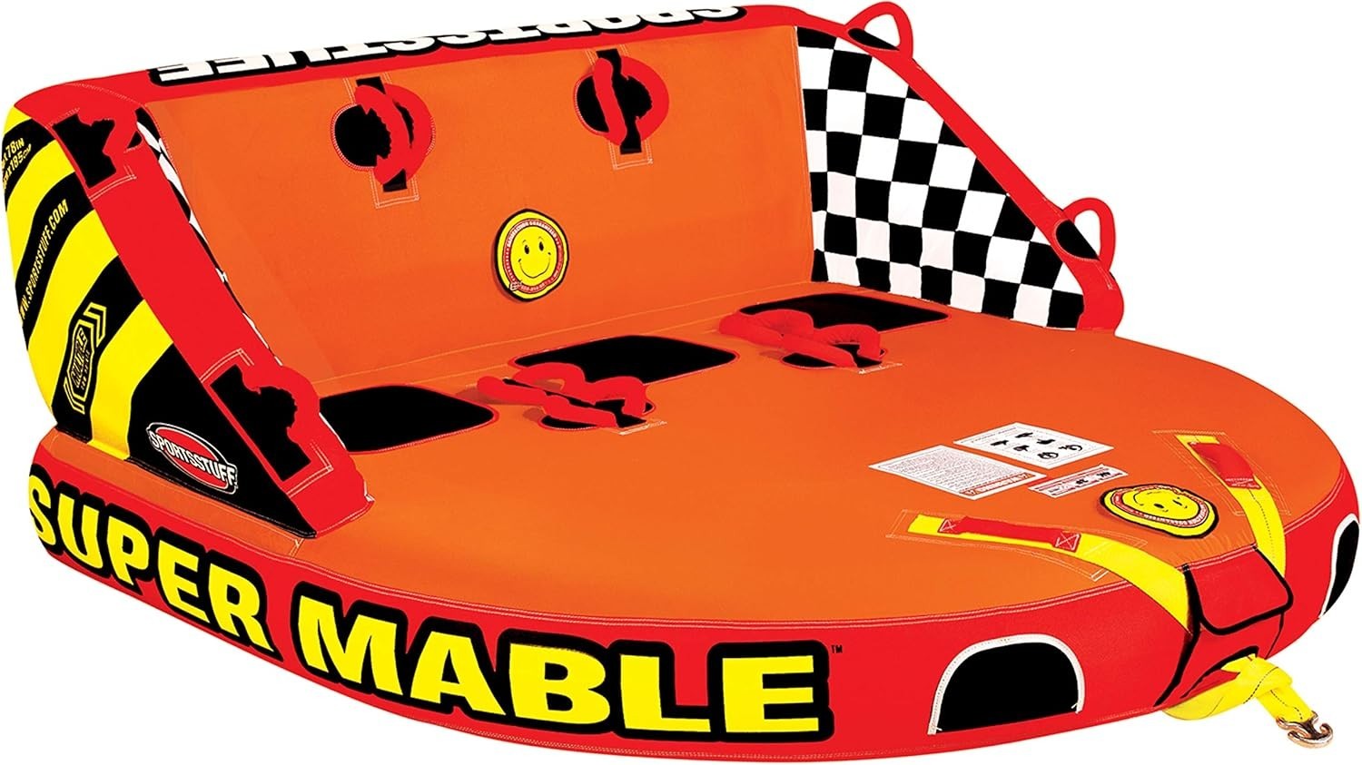 Airhead AHT2223SM Super Mable Towable Inflatable Towable Tube Rider - 3-Person