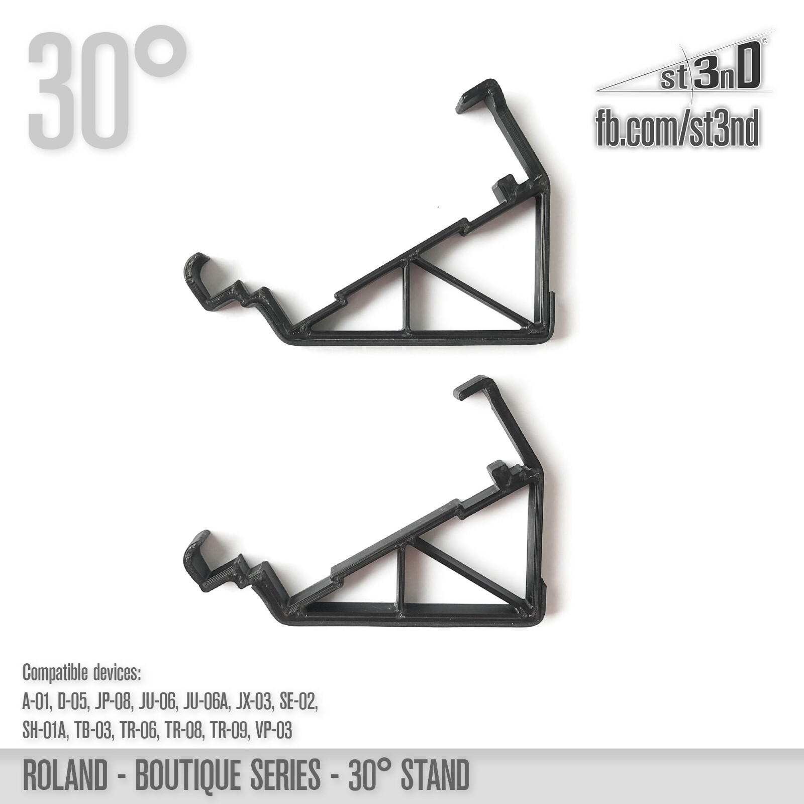 ROLAND BOUTIQUE Stand - 30 degrees - 3D printed - 100% Buyer Satisfaction