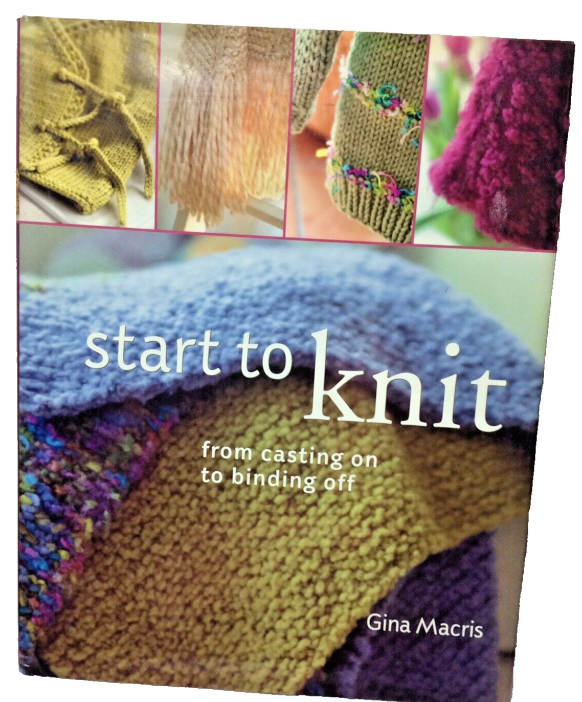 Liquidation Sale.   Start To Knit Hard Cover Pattern Book