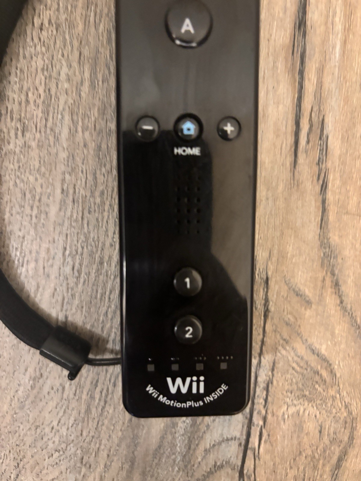 Nintendo Wii Controller- Black Japan RARE RVL-036