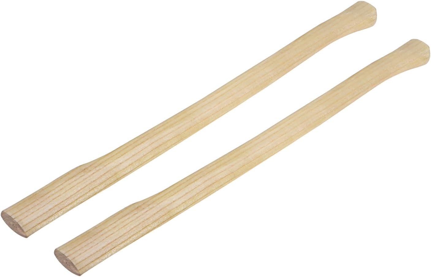 Wood Replacement Handle 15 Inch Long Curved Replaceable Handle for Axe Hammer