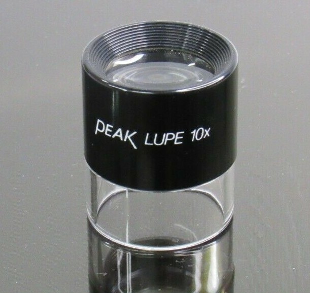Peak 10X No.1961 Round Loupe Lupe Magnifier - Made in Japan
