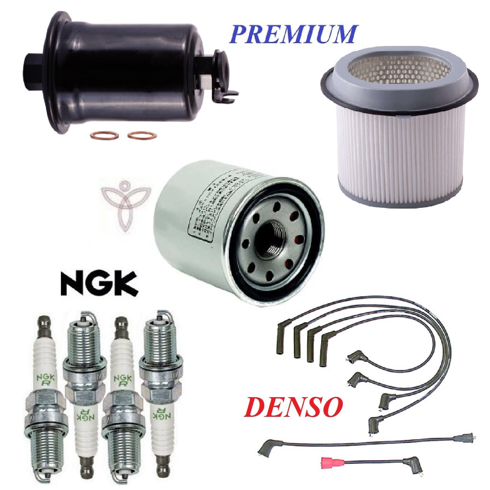 Tune Up Kit Filters Wire Spark Plugs For PLYMOUTH LASER L4 1.8L 1994