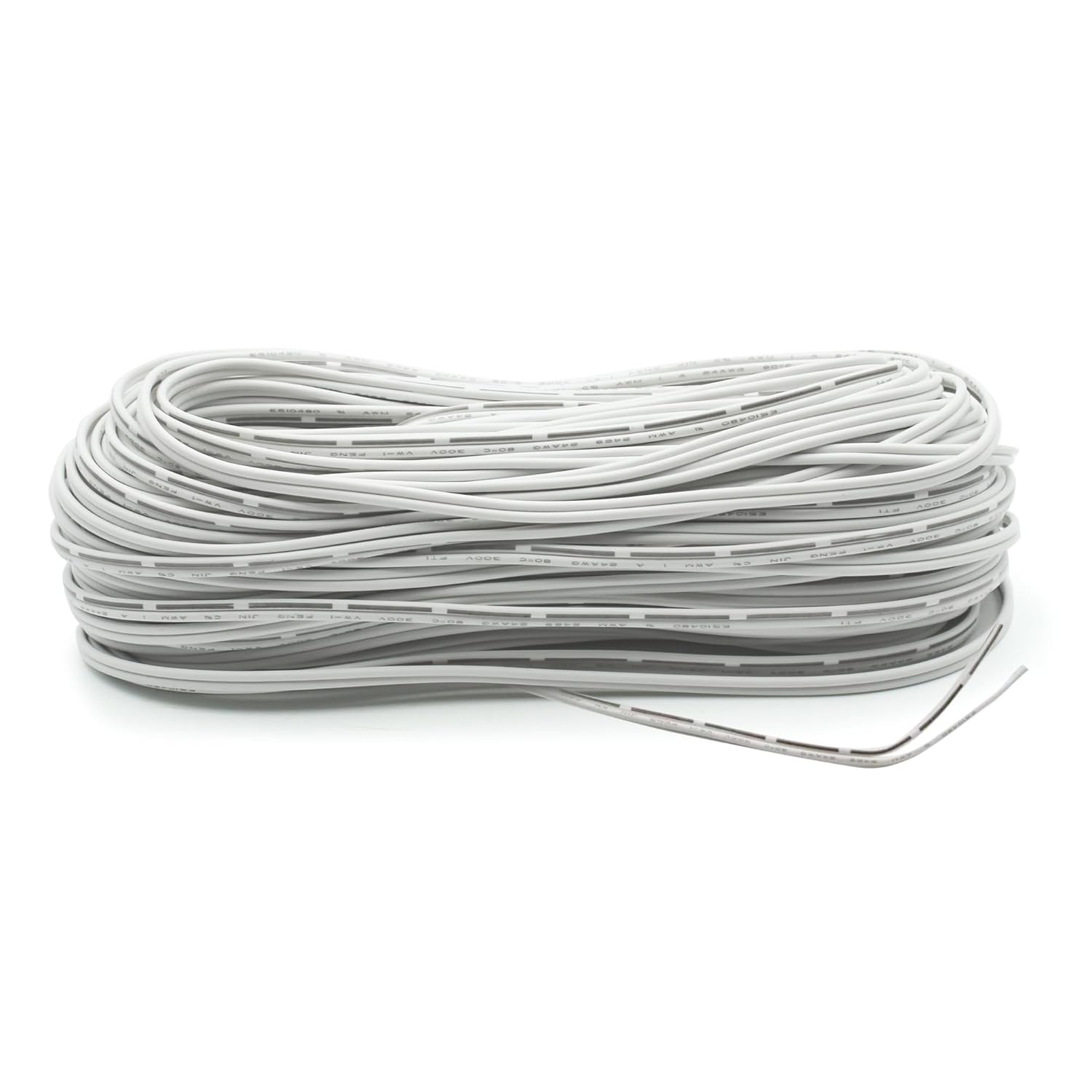 100FT Universal Garage Door Wire 2 Conductor 24/2 AWG for Opener & Sensors