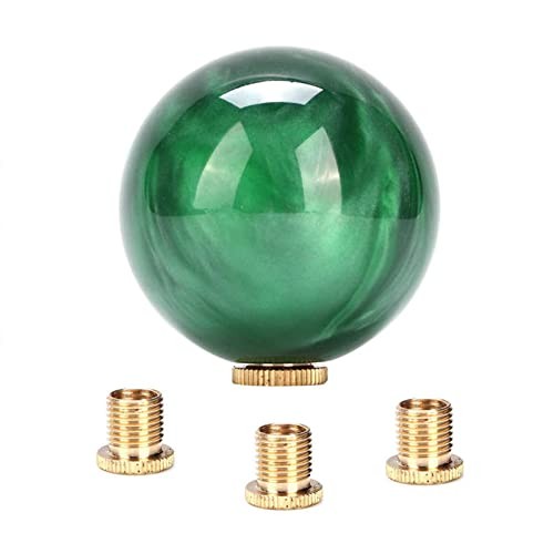Shift knob Round Ball Marble Style Universal for Manual Automatic Vehicles gren