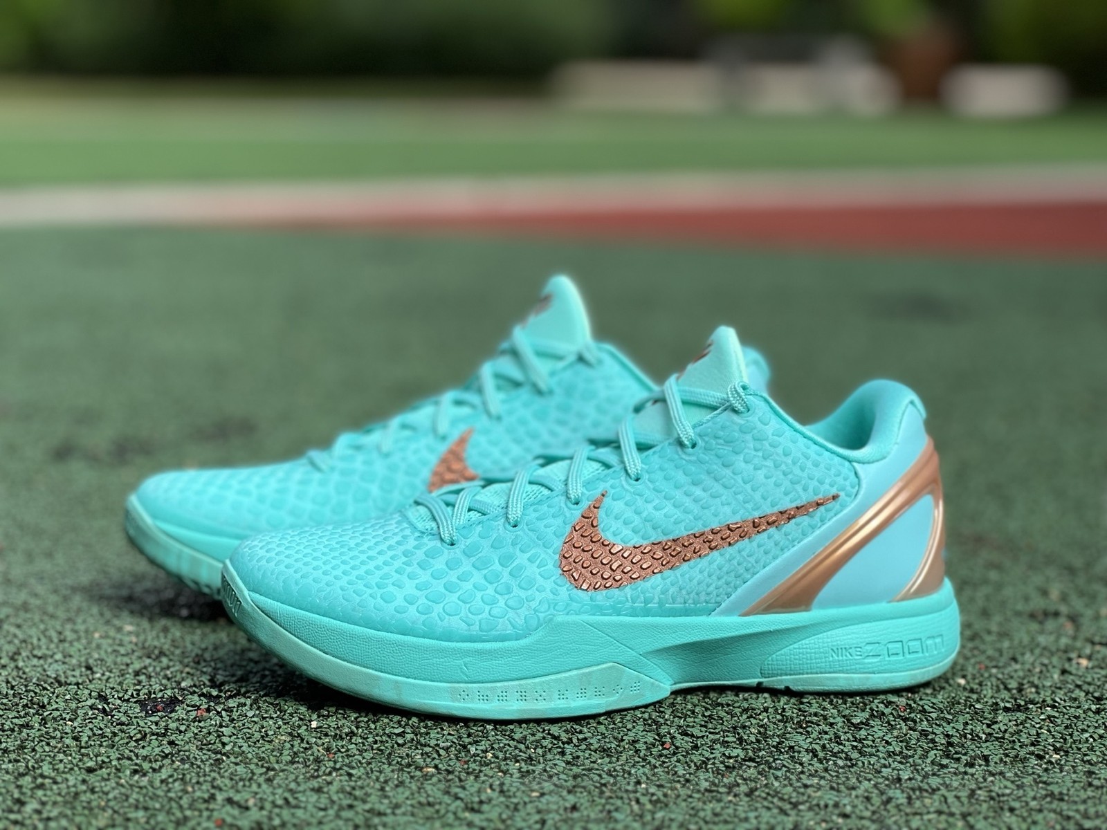 NK Kobe 6 Protro Jalen Brunson Statue of Liberty IQ5774-300 Basketball shoe Size