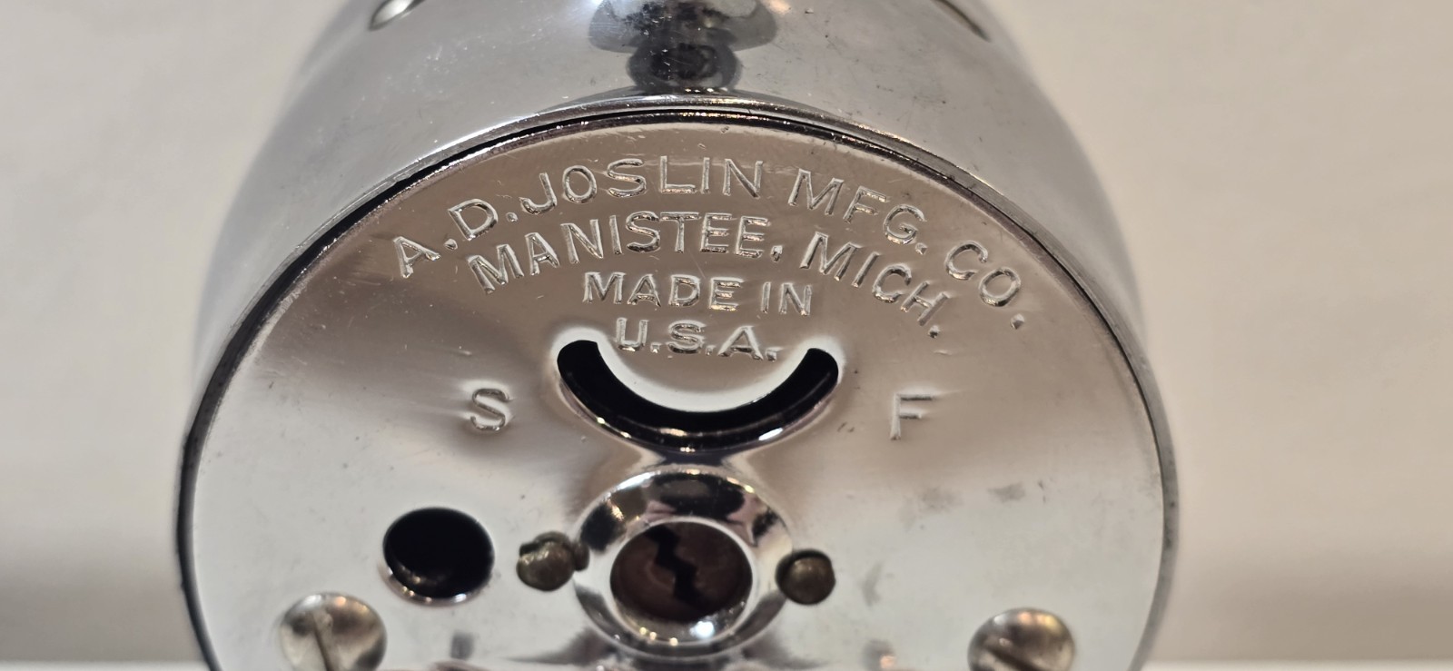 A.D. Joslin MFG CO Eclipse Time Stamp w/Box + Base - Amazing Shape CIB Needs Oil