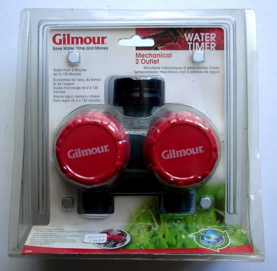 Gilmour Mechanical 2 Outlet Water Timer 9351