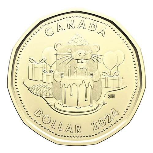 🇨🇦 2024 Canadian Happy Birthday $1 Loonie Sealed Coin