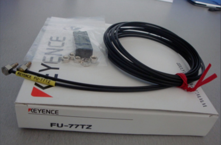 NEW FU-77TZ FU77TZ Keyence Transmissive Fiber Optic Sensor Unit, 2M Cable, M4