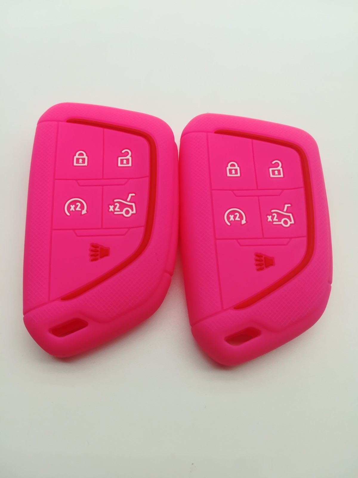 2*Silicone Key Cover for 2020 2021 2022 2023 2024 2025 Cadillac CT4 Cadillac CT5
