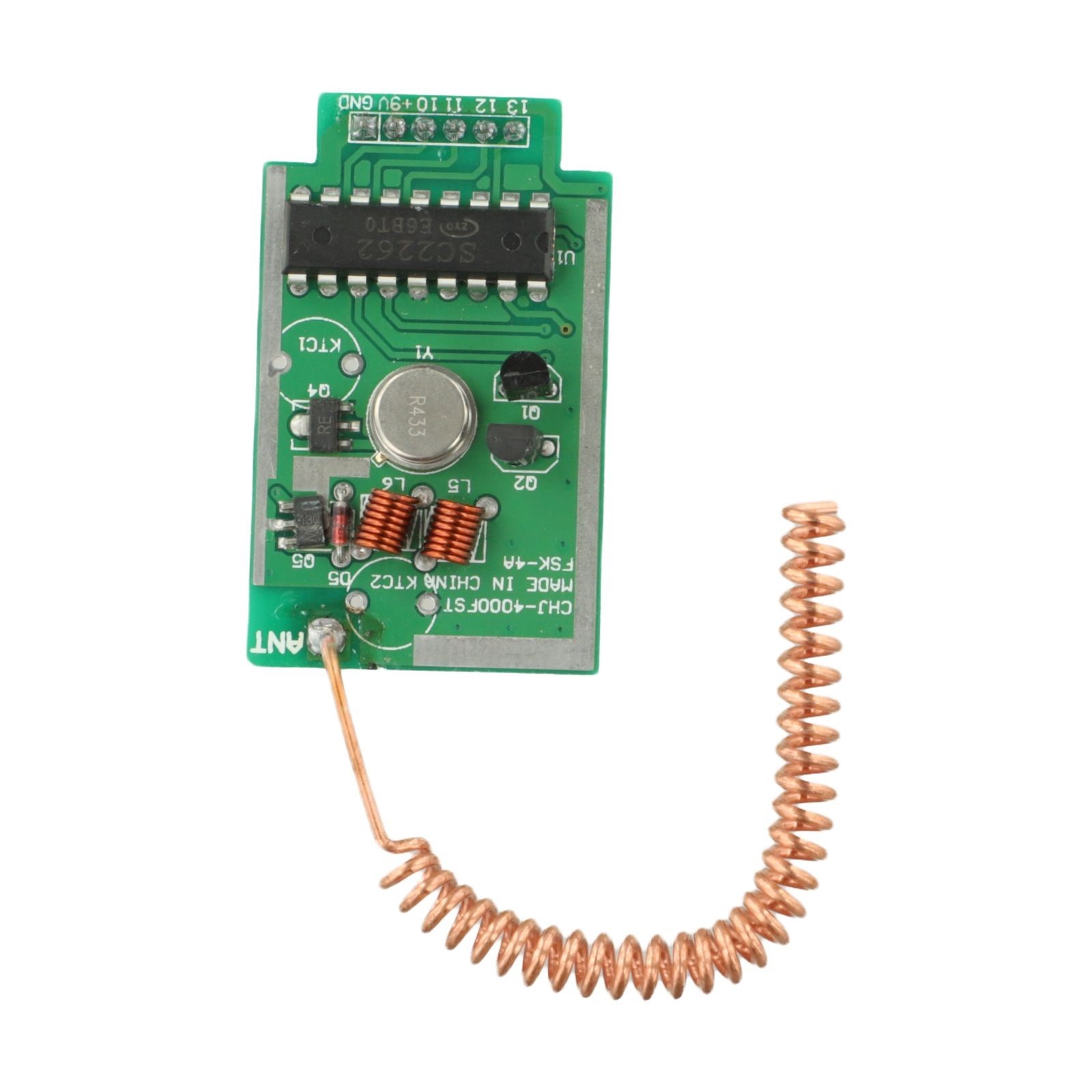 Long Range 4km Wireless Remote Control Transmitter Kit 433 MHz DC 9V