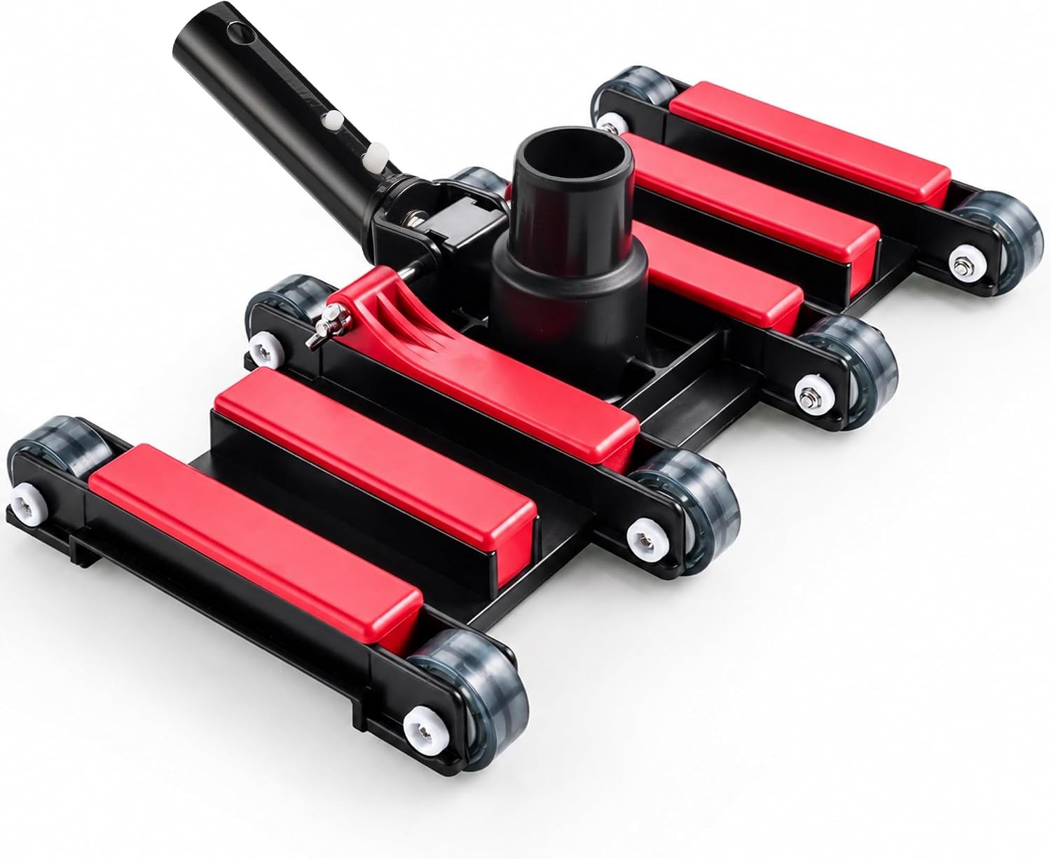 Commercial Grade Pool Vacuum Head with Wheels,14" Extra-Wide & Weighted Flexible