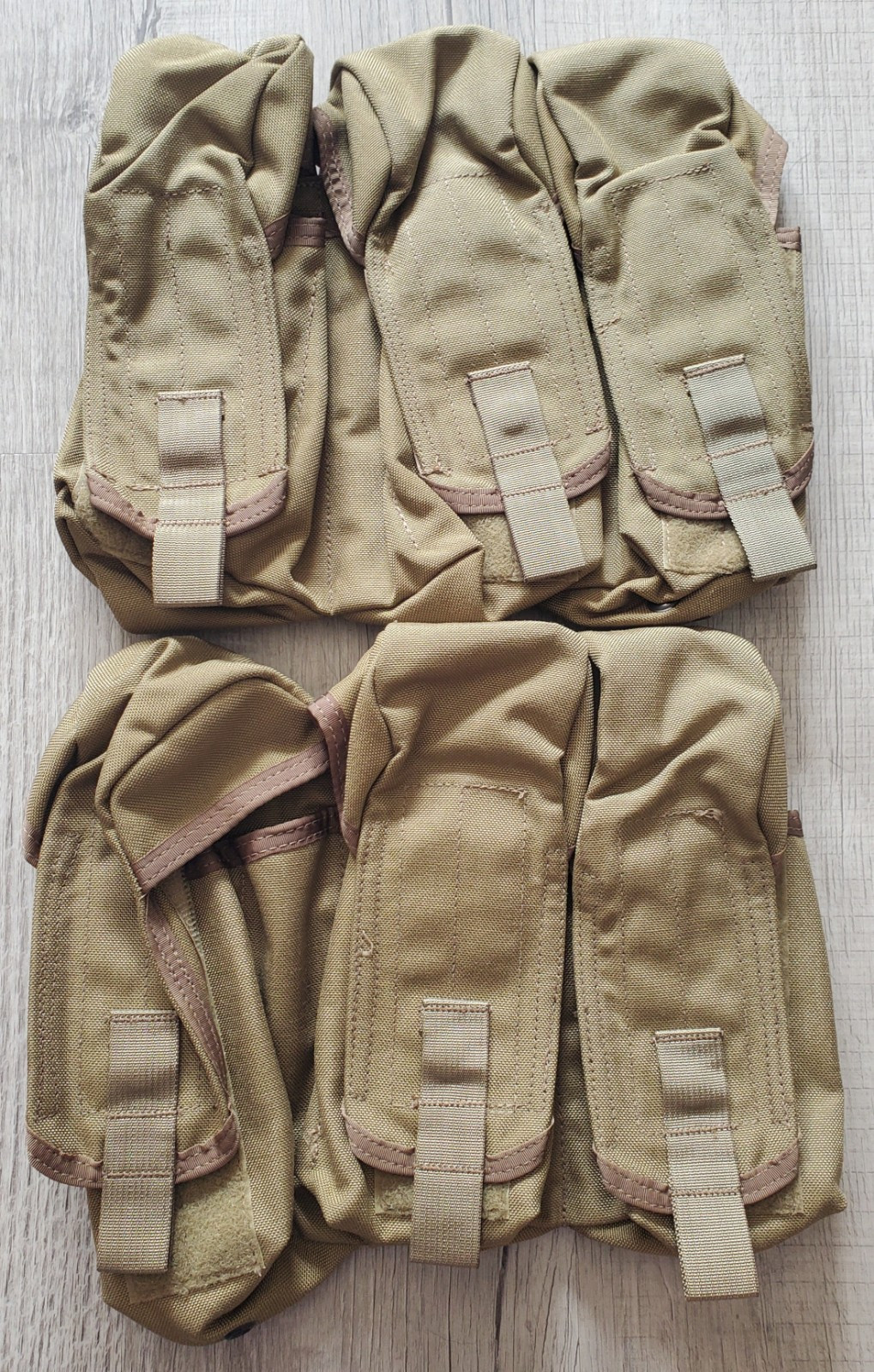 Eagle Industries Triple AK/M4 Magazine Pouch Khaki Tan