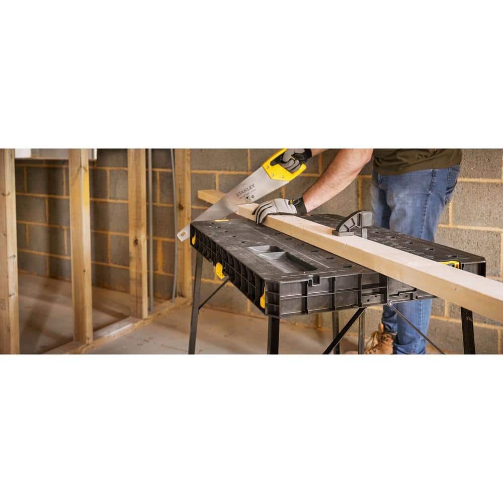 Stanley Fold Up Workbench 33.5 x 23.5 in Portable Compact STST11552 Workshop