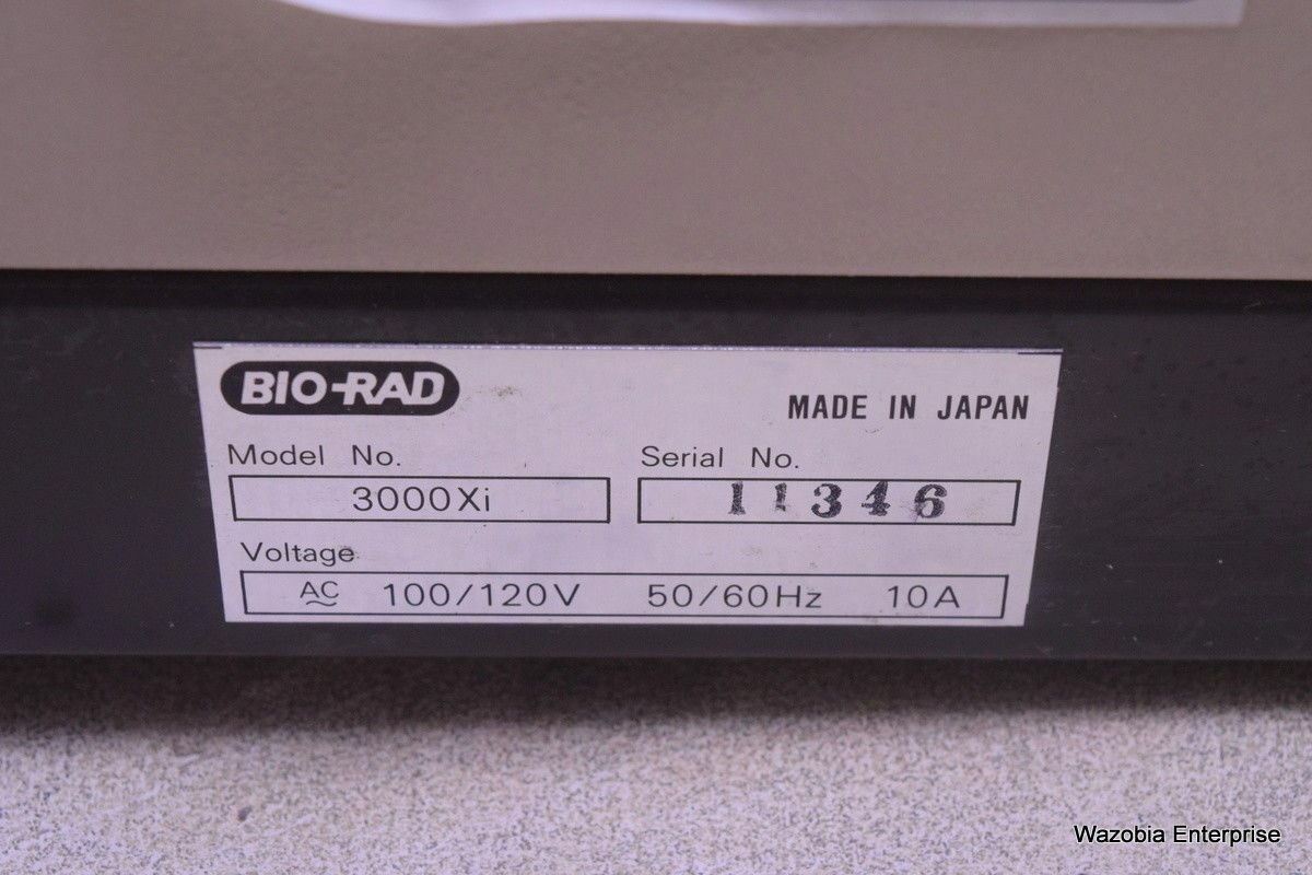 BIO-RAD COMPUTER CONTROLLED ELECTROPHORESIS MODEL 3000XI