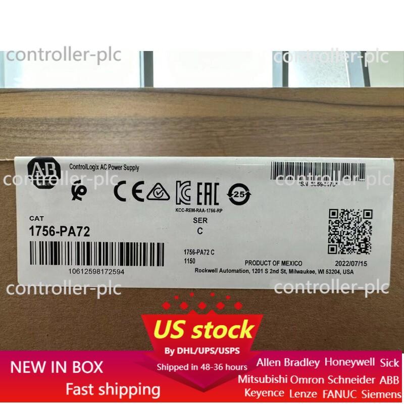 1756-PA72  New Sealed AB ControlLogix AC Power Supply 1756PA72 US Free Tax