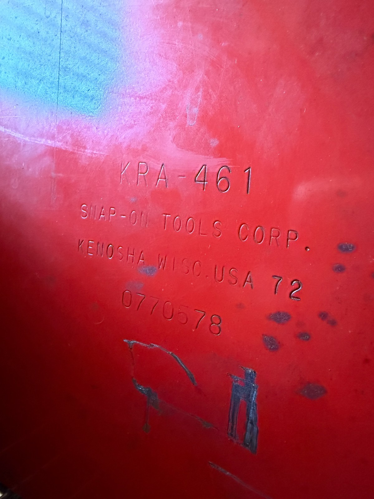 2-Vintage 1960's Snap-On KR-61 & KRA-461 Tool Box Chest Stack