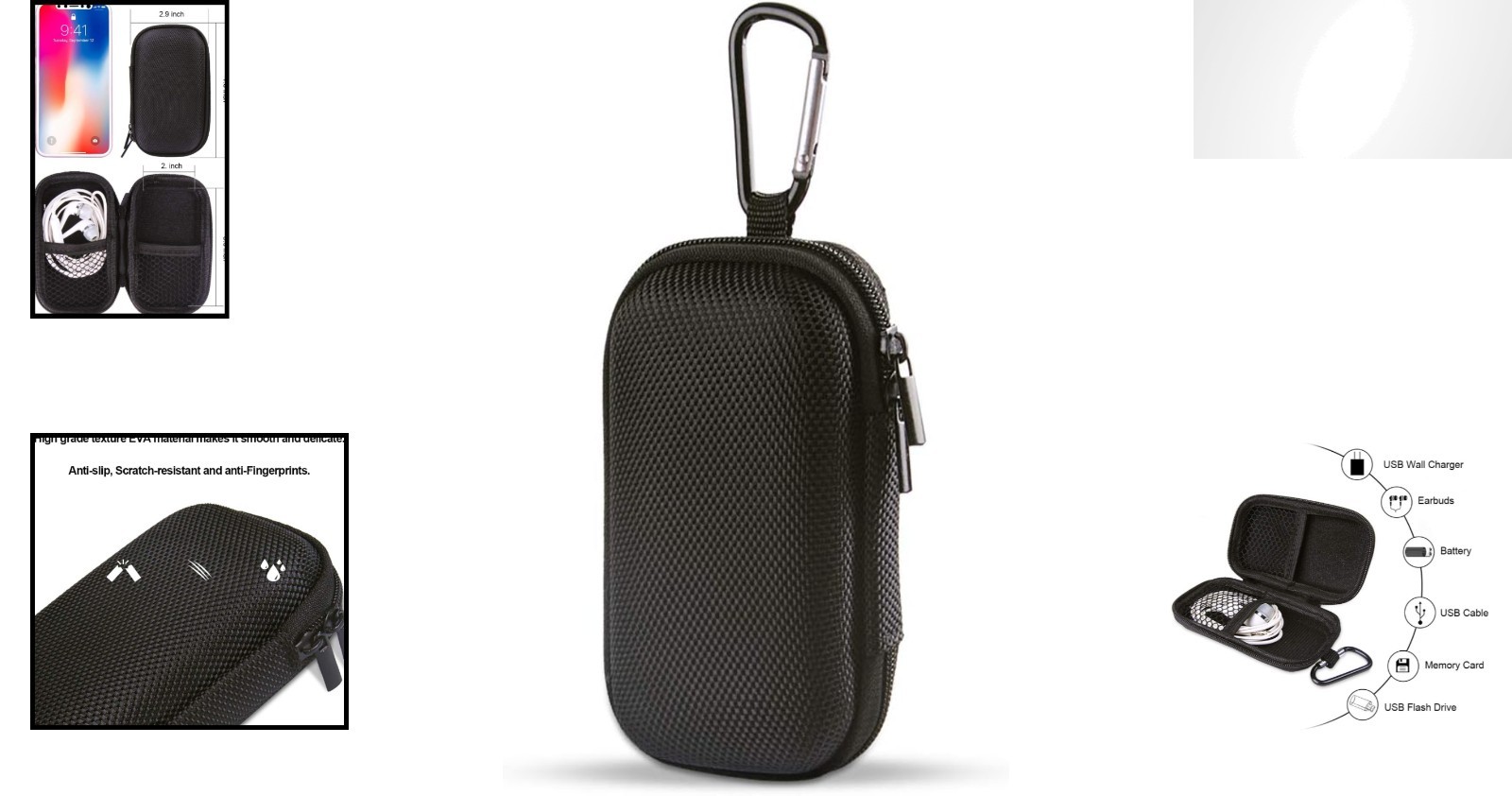 Luxury Hard EVA Travel Case with Dual Zipper for Ultimate Device Protection