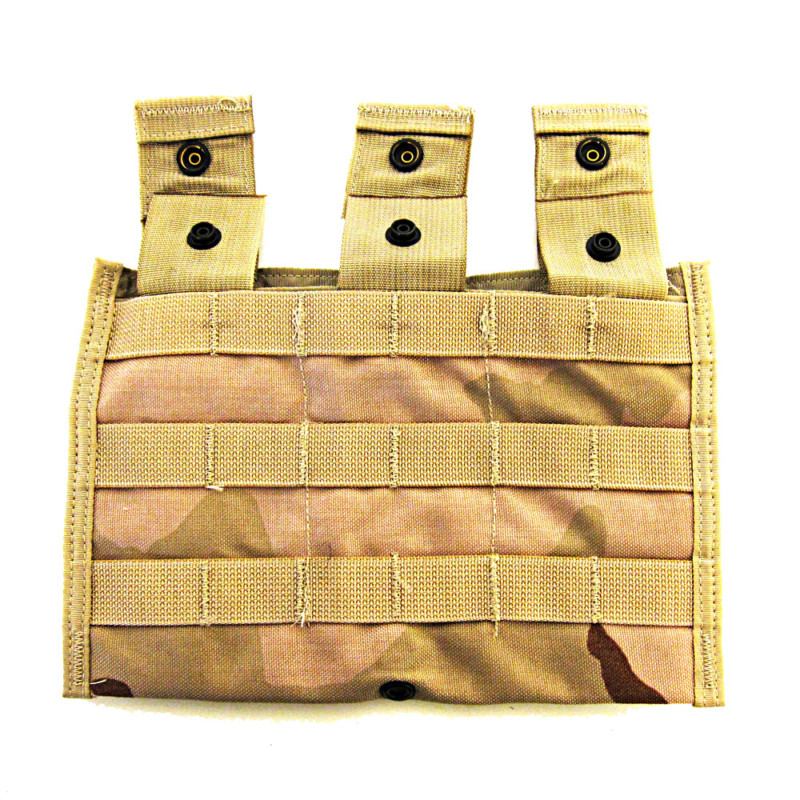 US Desert Camo M_ 3 Mag Side x Side Pouch Two(2)