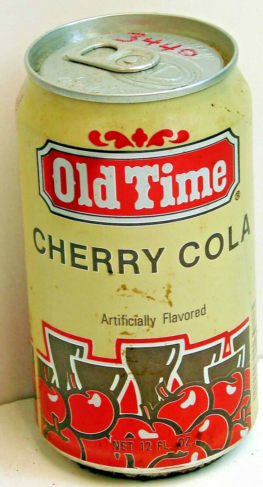 Old Time Cherry Cola; Roundy's Inc.; Milwaukee, WI; soda pop can