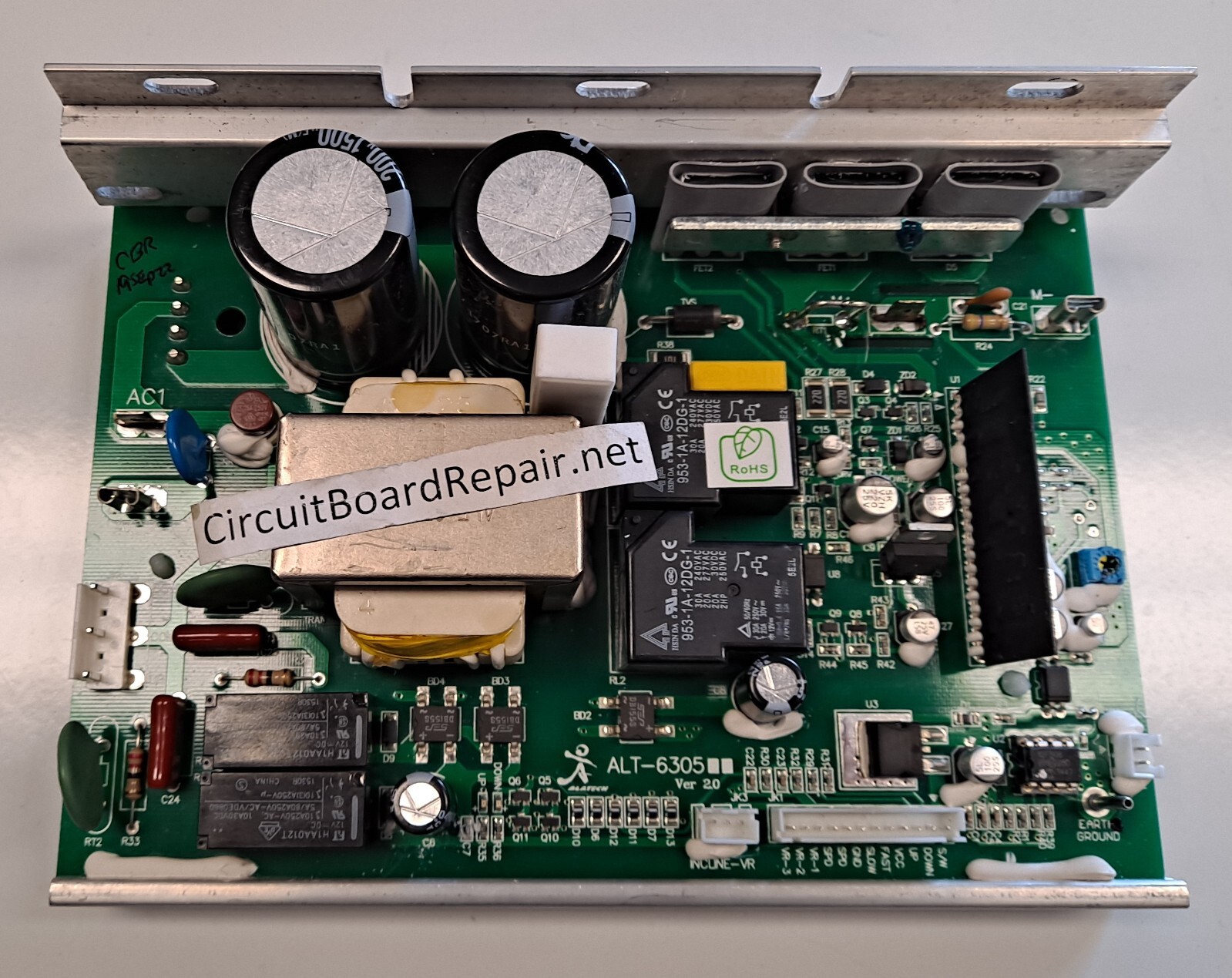 REPAIR SERVICE - ALT-6305-PPP0000AT150038102 - Precor Lower Control Board