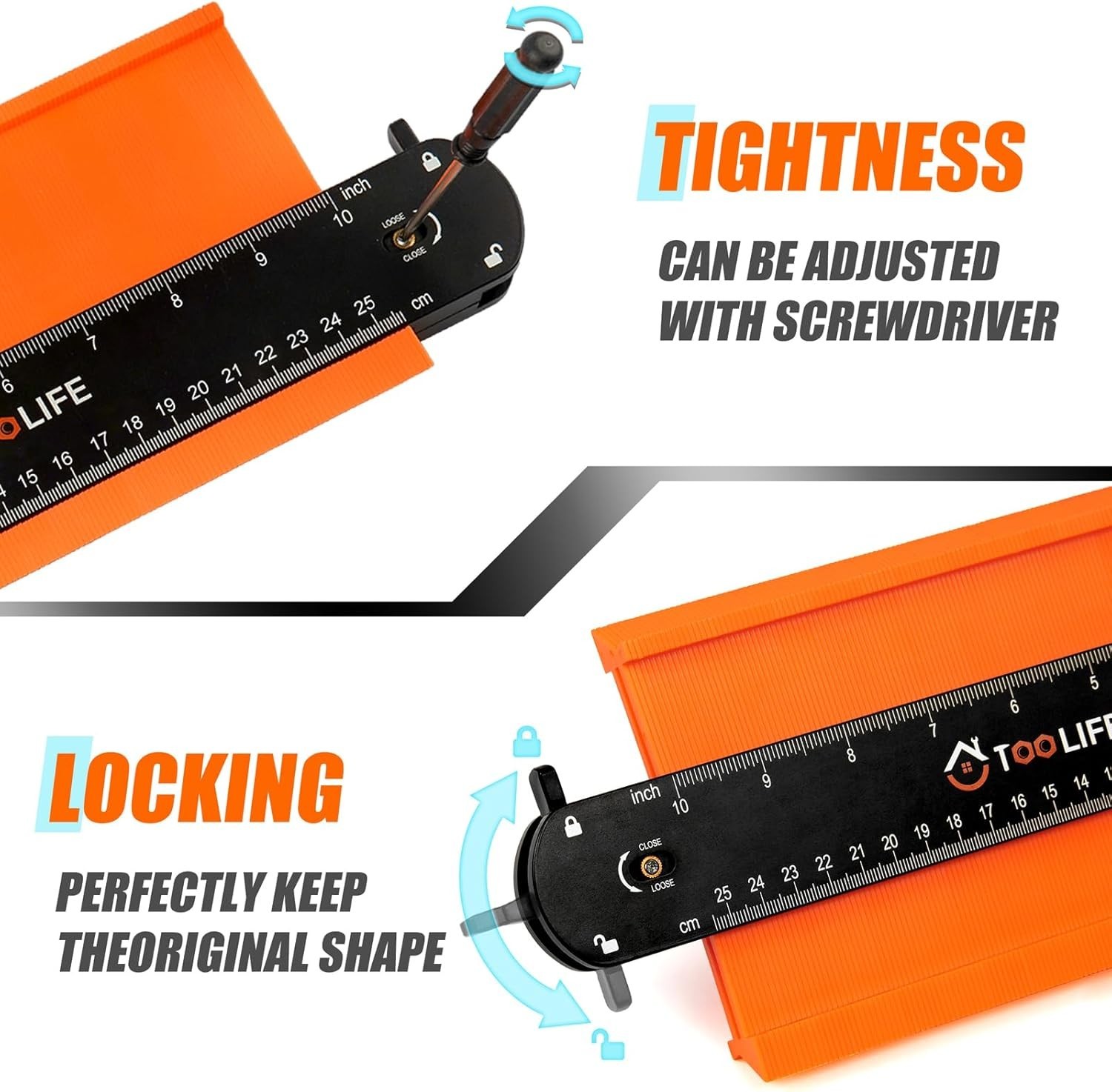Adjustable Contour Duplicator Tool for Accurate Tile and Flooring Installations