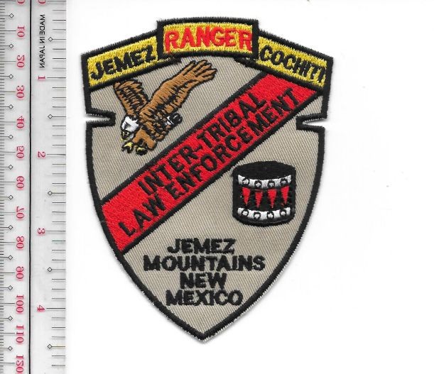 American Indian Tribe Police New Mexico Jemez Cochiti Ranger Inter-Trib NO TARIF
