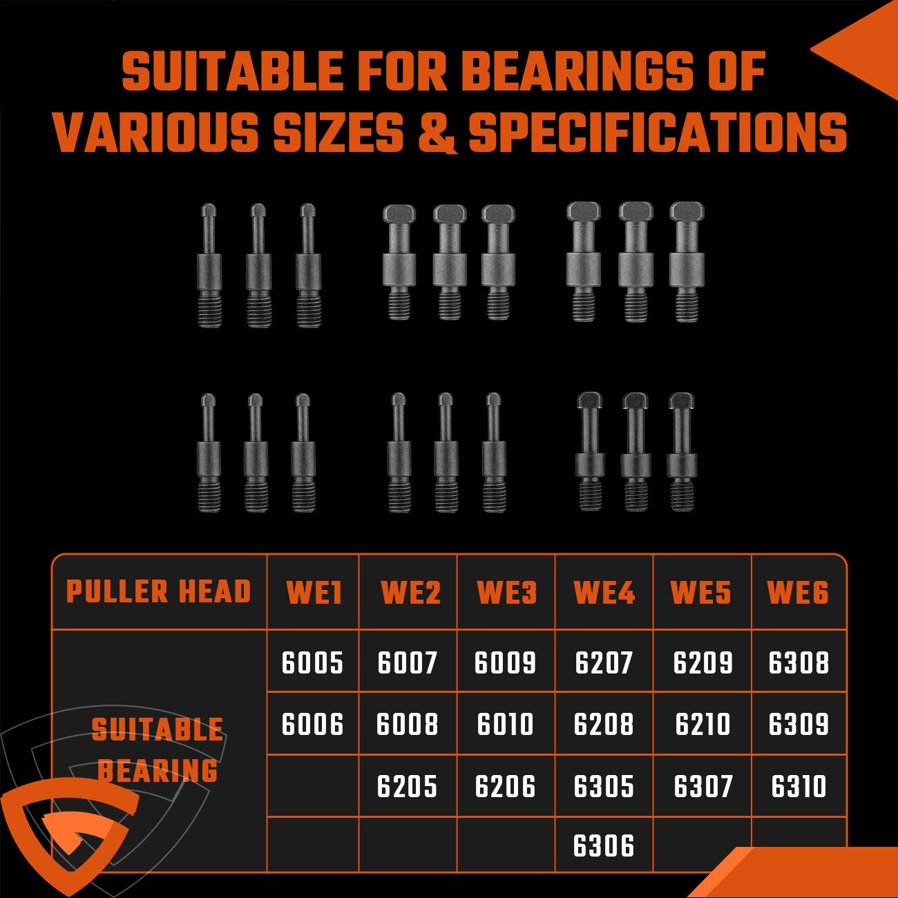 gear puller kit blind hole puller for wheel bearing puller bearing puller set
