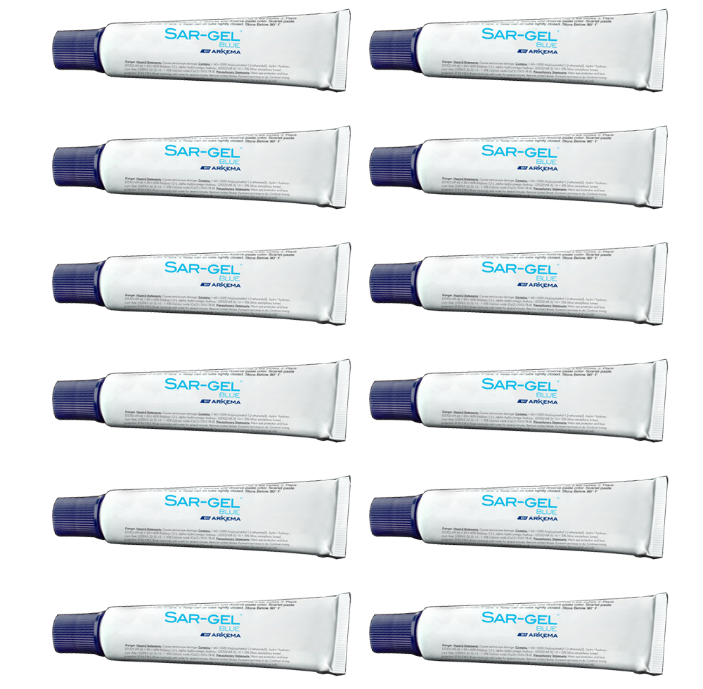 Sar-Gel Blue 1oz. CMR-Free Water Finding Paste - 12 Pack