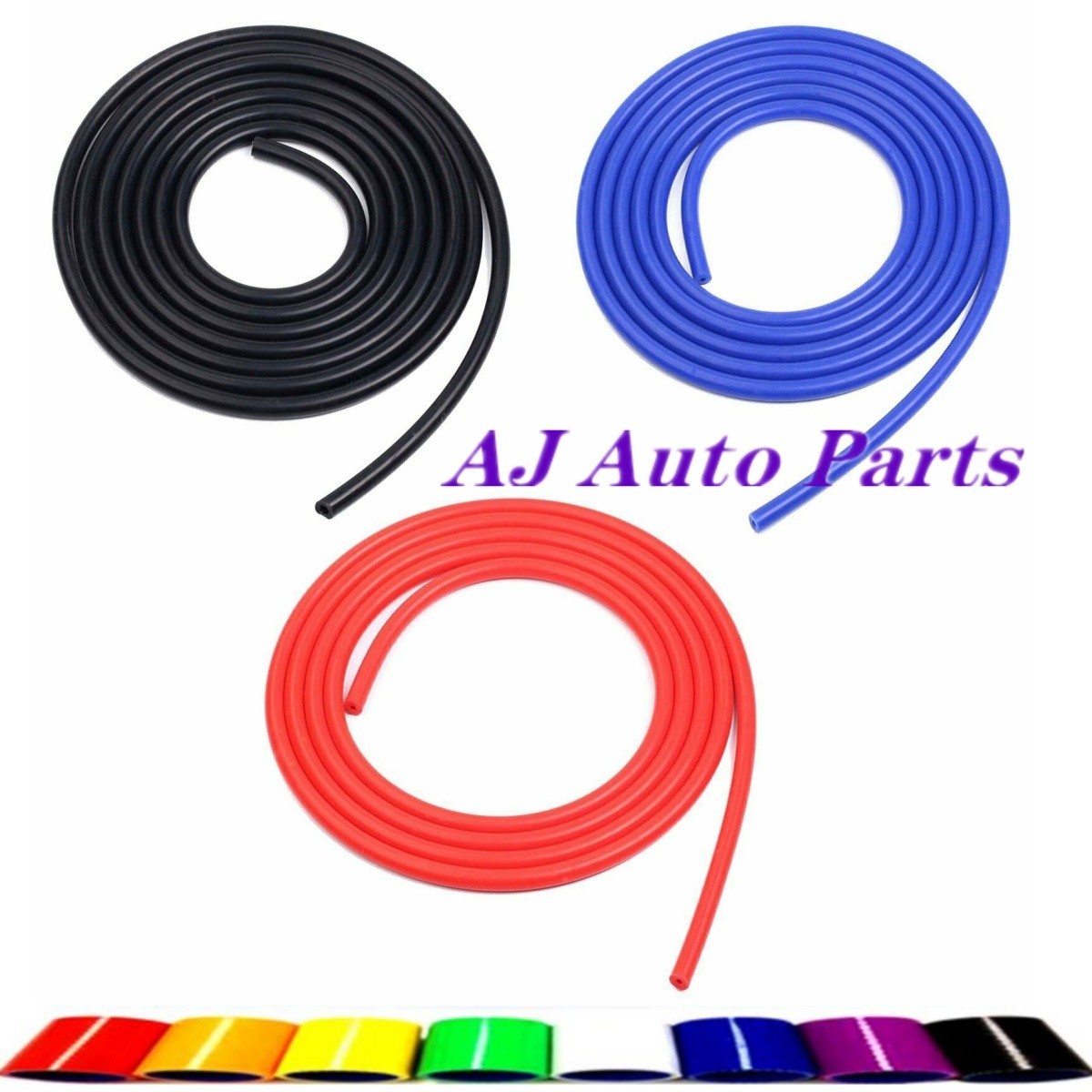 10Feet / 20 Feet Universal Silicone Vacuum Hose ID: 3MM/4MM/5MM/6MM/7MM/8MM/10MM