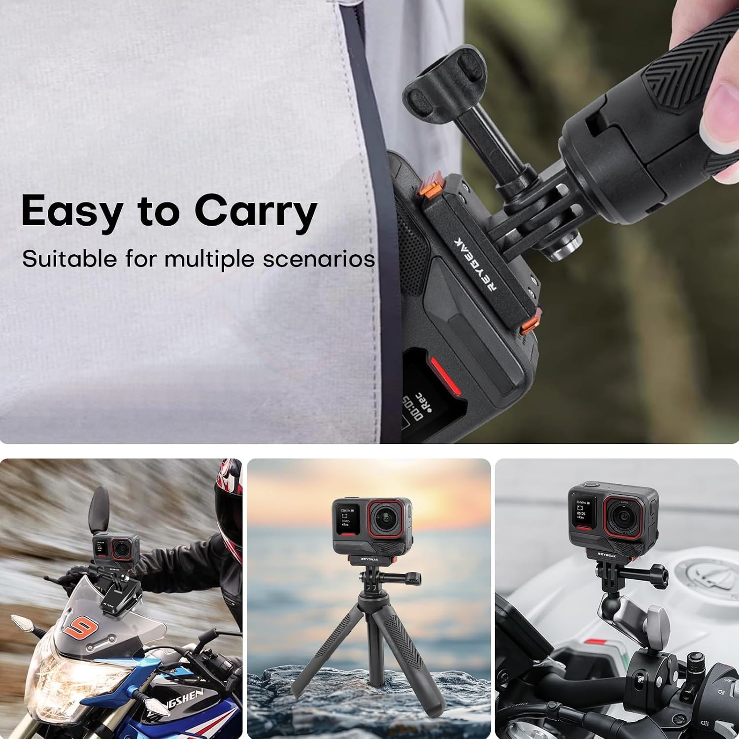 Magnetic Quick Release Mount for Insta360 X5/Ace Pro & Accessories - One Pack