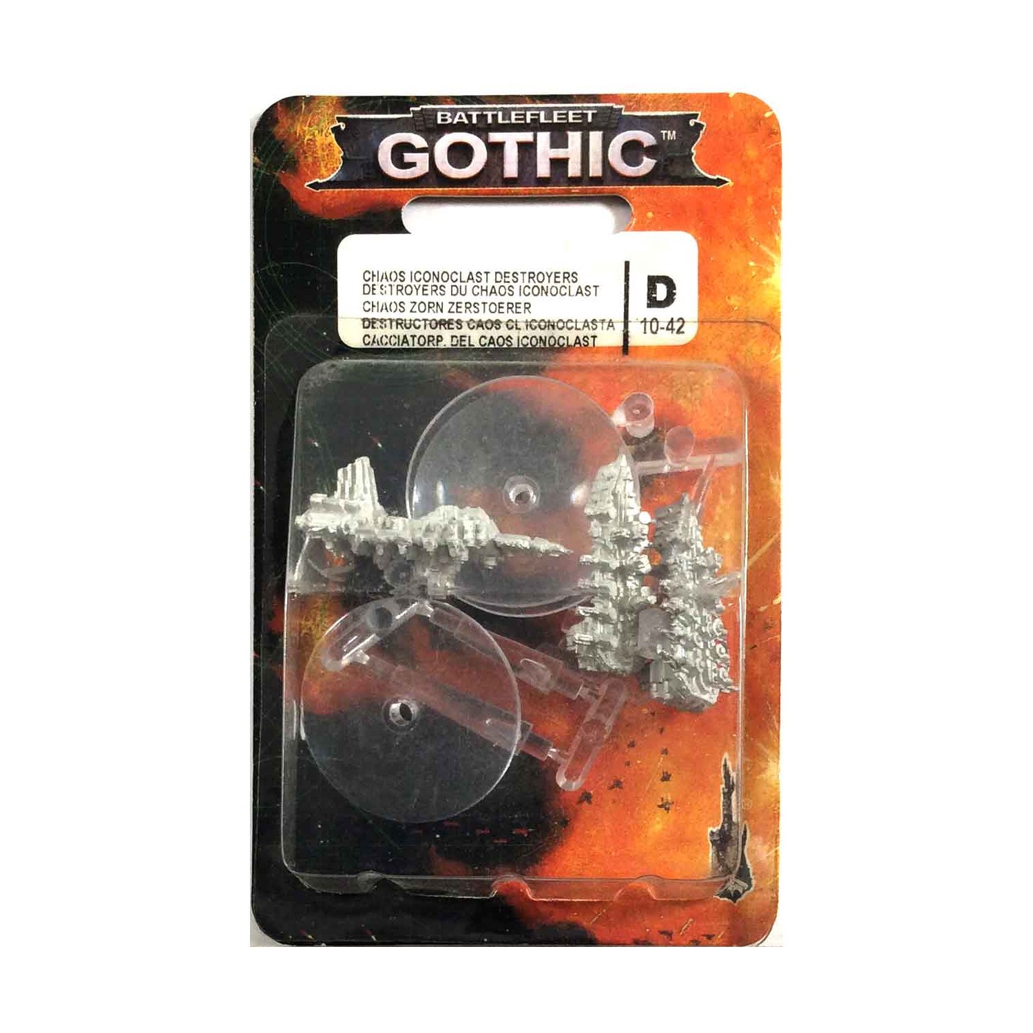 GW Battlefleet Gothic Chaos Iconoclast Destroyers Pack New