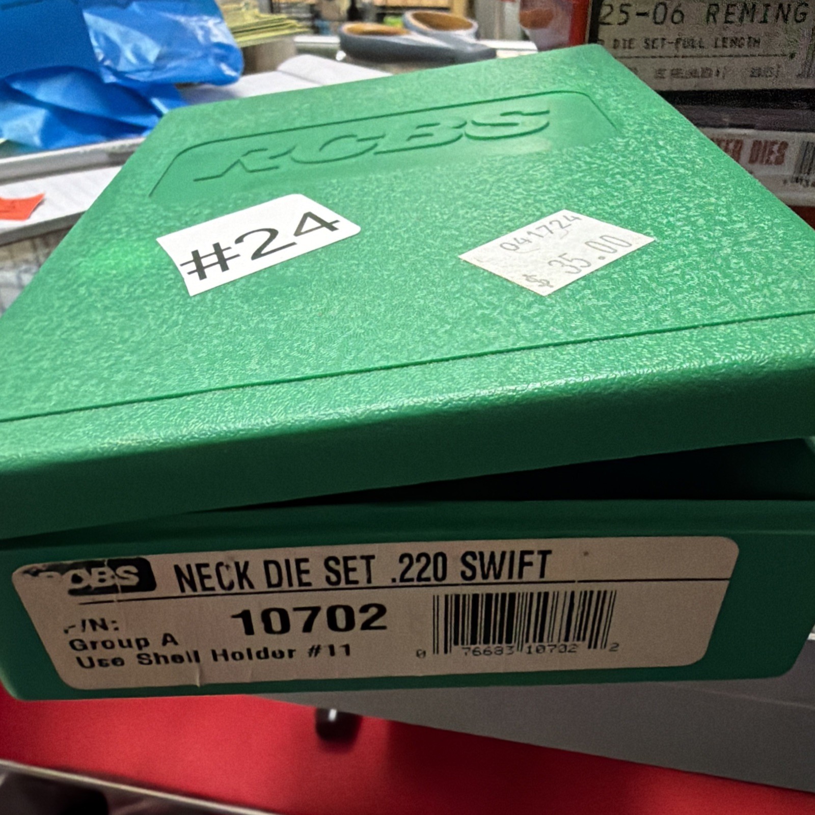 RCBS 220 Swift   2 Piece Neck Die Set - 10702 w/ Manual - New Open Box - #24