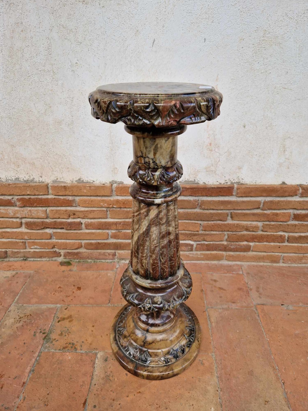 IMPONENTE VASO / LUME IN ALABASTRO (LAMPADA, PIANTANA)