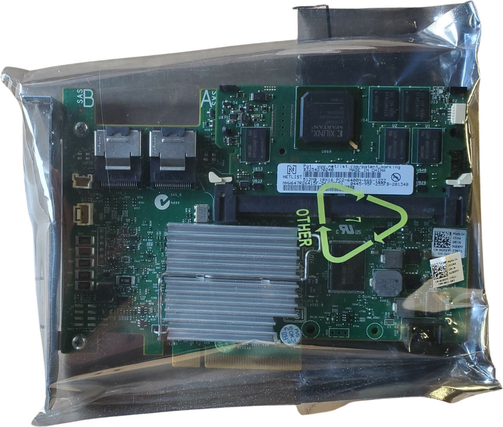 NEW Dell PERC H700 6Gb/s SAS RAID Controller w/512MB Non-Volatile Cache