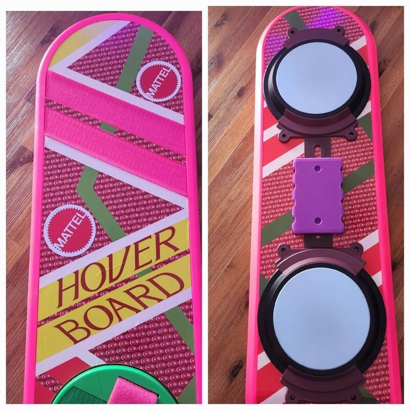 Upgrade kit for Back to the Future Hoverboard Battery Compartment and Stickers